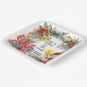 Tennis Life ist besser auf dem Platz Weihnachts-Pa Pappteller (Gewinkelt)