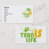 TENNIS_LIFE VISITENKARTE (Vorne/Hinten)