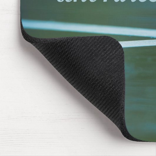 Tennis live einmal zweimal, Tennis Ball, Court Mousepad (Ecke)