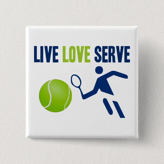 Tennis: Live. Liebe. Aufschlag Button (Vorderseite)