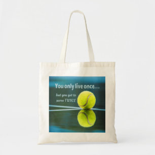 Tennis live zweimal, Tennis Ball, Court Tragetasche