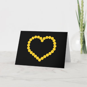 Tennis Love Heart - Valentinstag Karte