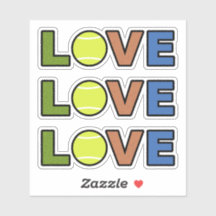 Tennis Love Stickers