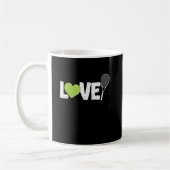 Tennis "Love" Tennisschläger Kaffeetasse (Links)