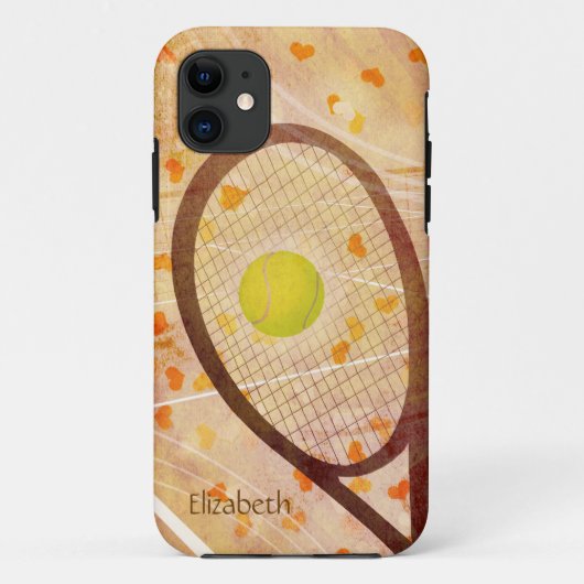 Tennis Love Women's Tennis Case-Mate iPhone Hülle (Rückseite)