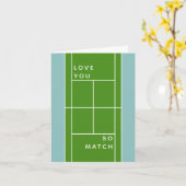 Tennis Lover Card Karte (Gelbe Blume)