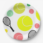 Tennis Lover Pappteller (Vorderseite)
