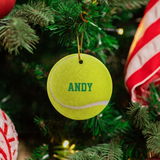 Tennis Lover Personalisiert Ornament Aus Metall