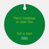 Tennis Lover Personalisiert Ornament Aus Metall (Rückseite)