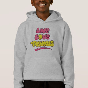 Tennis Lover Sprichwort Hoodie