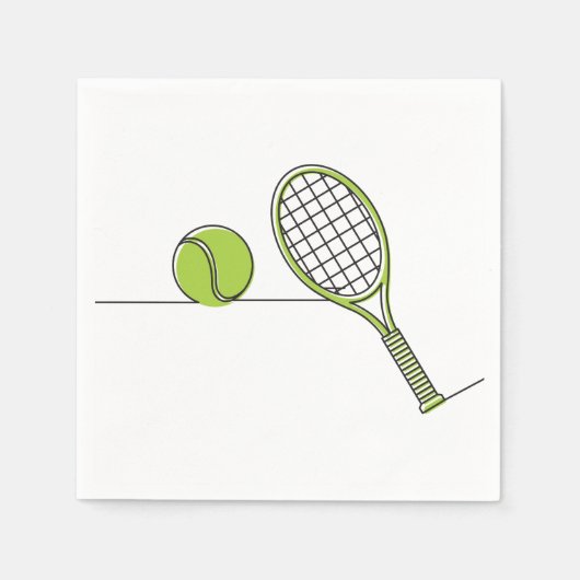 Tennis Lover | Tennisgeschenk Serviette (Vorderseite)