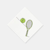 Tennis Lover | Tennisgeschenk Serviette (Ecke)