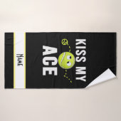 Tennis lustiges Sprichwort für Tennisspieler Badet Badehandtuch (Badehandtuch)