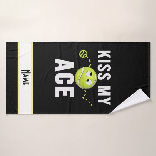 Tennis lustiges Sprichwort für Tennisspieler Badet Badehandtuch (Badehandtuch)