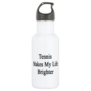 Tennis macht mein Leben heller Trinkflasche