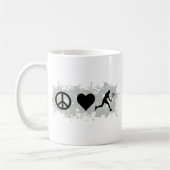 Tennis-Mädchen 2 Kaffeetasse (Links)