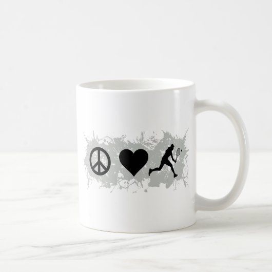 Tennis-Mädchen 2 Kaffeetasse (Rechts)
