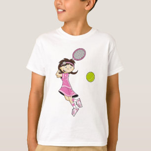 Tennis-Mädchen-T - Shirt