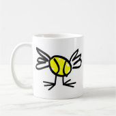 Tennis Mädchen Tasse Geschenk (Links)