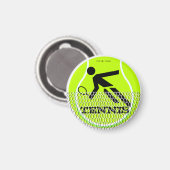 Tennis Magnet (Vorderseite/Rückseite)