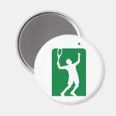 tennis magnet (Vorderseite/Rückseite)