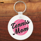 Tennis-Mama-Geschenk Schlüsselanhänger (Vorderseite)