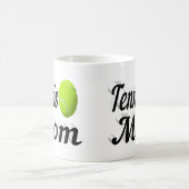 Tennis Mama Halbtext Kaffee Tasse (Mittel)
