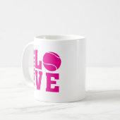 Tennis-Mama Kaffeetasse (Vorderseite Links)