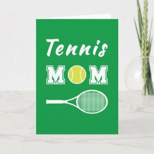 Tennis-Mama Karte