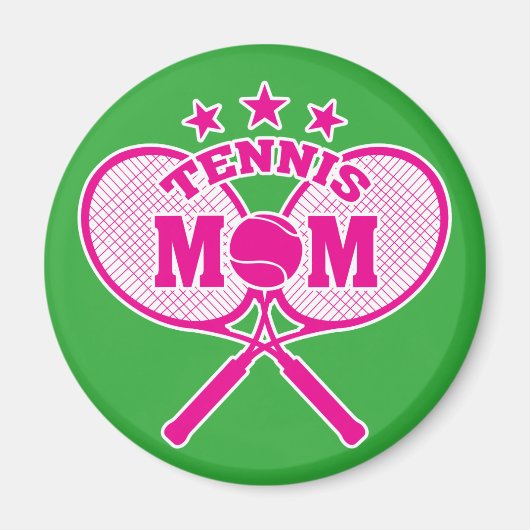 Tennis-Mama Magnet (Vorne)