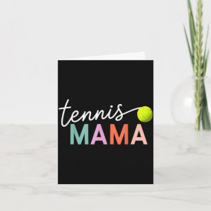 Tennis-Mama-Mom-Tennisball-Spielerin-Geschenk-Mutt Karte
