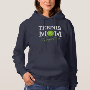 Tennis-Mama-personalisierter Name Hoodie