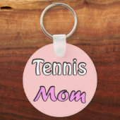 Tennis-Mama Schlüsselanhänger (Vorderseite)
