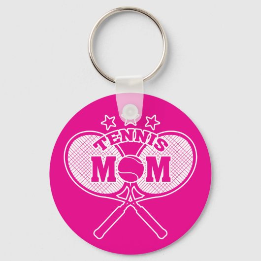 Tennis-Mama Schlüsselanhänger (Vorderseite)