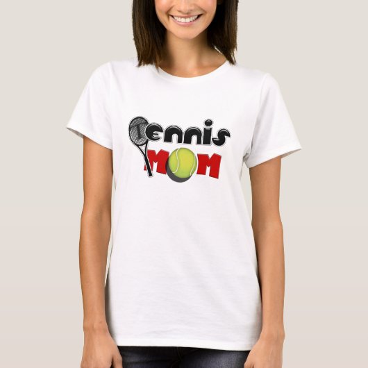 Tennis-Mama-Shirt T-Shirt (Vorderseite)