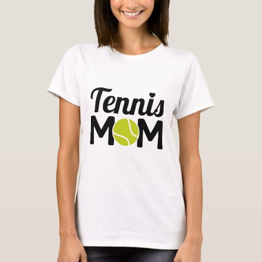 Tennis-Mama T-Shirt (Vorderseite)