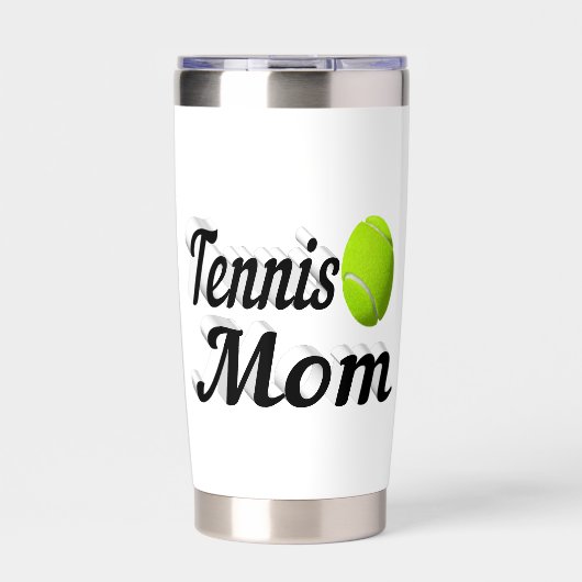 Tennis-Mama Thermobecher (Vorderseite)