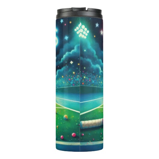 Tennis Mama Thermosbecher (Rückseite)