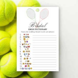 Tennis Match Junggesellinnenabschied Emoji Piction