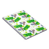 Tennis-Match Notizblock (Rechte Seite)