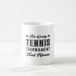 Tennis Match Racket Spielplatz Funny Gift Kaffeetasse