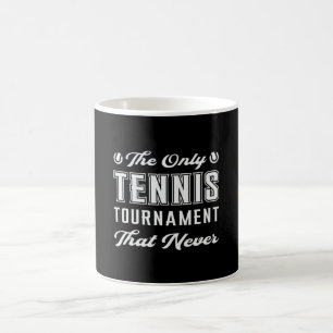 Tennis Match Racket Sportplatz Funny Geschenk Kaffeetasse