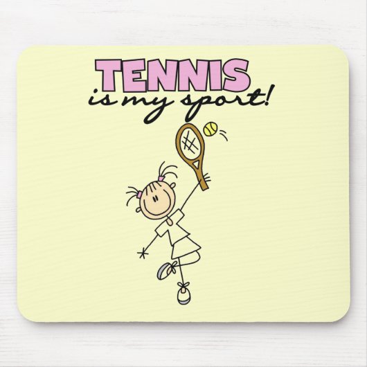 Tennis meine Sport-T-Shirts und Geschenke Mousepad (Vorne)