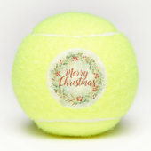 Tennis Merry Christmas with tennis ball  (Vorderseite)