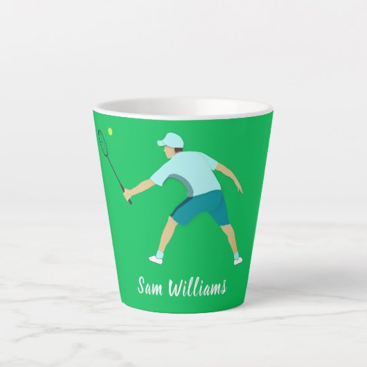 Tennis Milchtasse (Vorderseite)