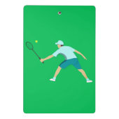 Tennis Mini Klemmbrett (Rückseite)