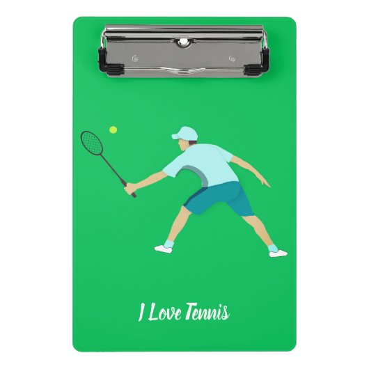 Tennis Mini Klemmbrett (Vorderseite)