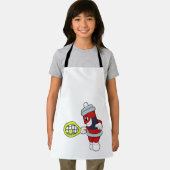 Tennis mit Tennisschläger Schürze (Insitu)