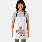 Tennis mit Tennisschläger Schürze (Insitu)