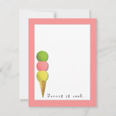 Tennis Mitteilungskarte (Vorderseite)